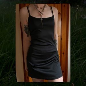 ✪✪✪ Black Slip Dress